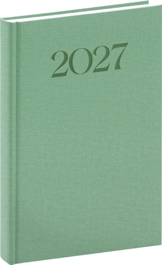 Agenda giornaliera Notique Biella 2027 verde 15 × 21 cm