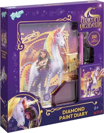 Pittura diamantata – quaderno A5 Accademia degli Unicorni TOTUM