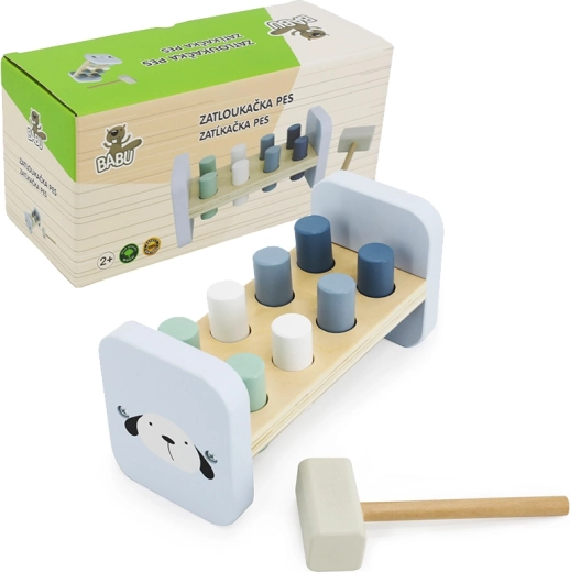 Babu martello di legno cane