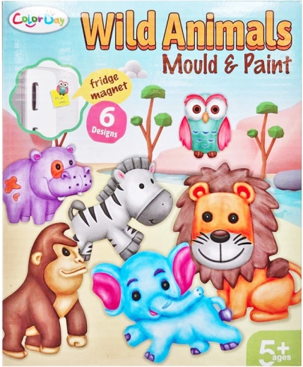 Calchi in gesso con magnete – animaletti