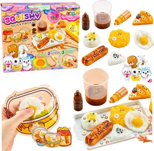 Kit creativo per creare squishy – cibo da colazione fai da te