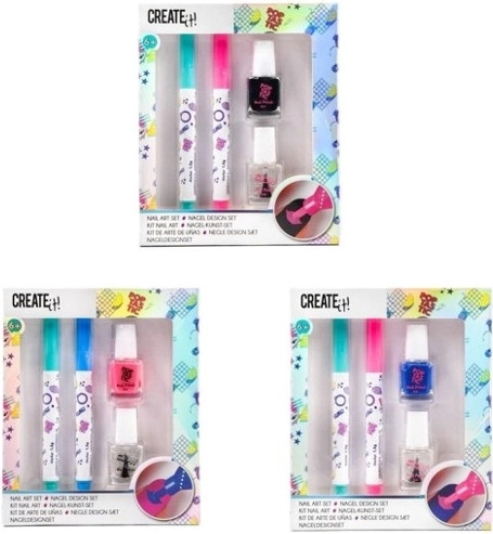 Create It! set di smalti e pennarelli nail art per unghie