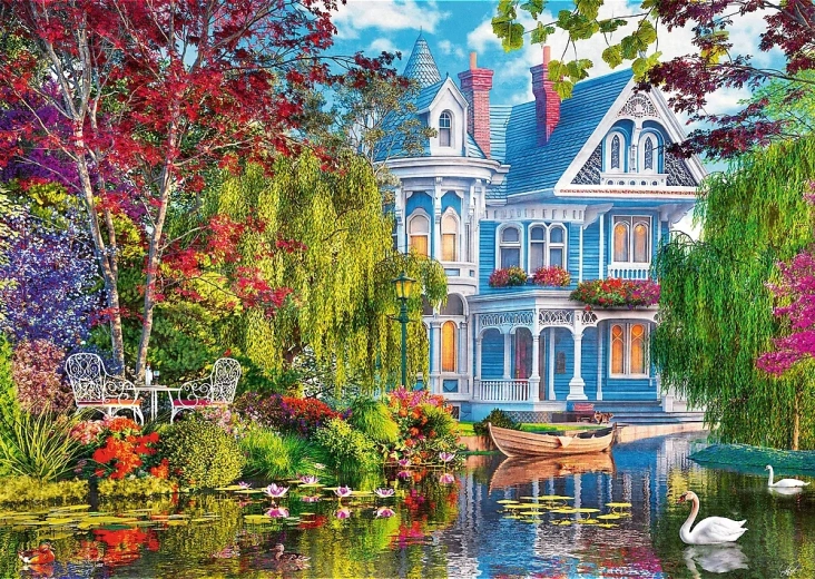 Puzzle La casa sul lago 2000 pezzi TREFL