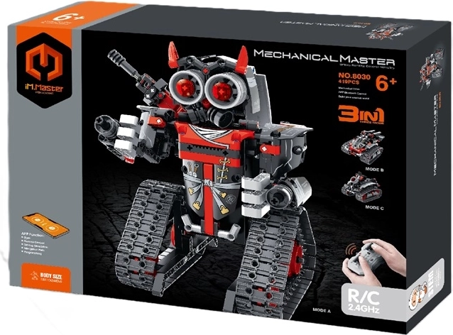 Set di costruzioni IM.MASTER auto robot RC 3 in 1 (419 pezzi)