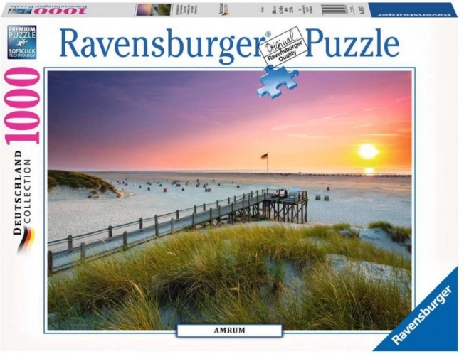 Puzzle tramonto su Amrum 1000 pezzi