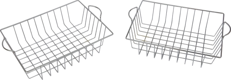 Masterkidz set di 2 cestelli in metallo – scolapiatti per la cucina dei bambini