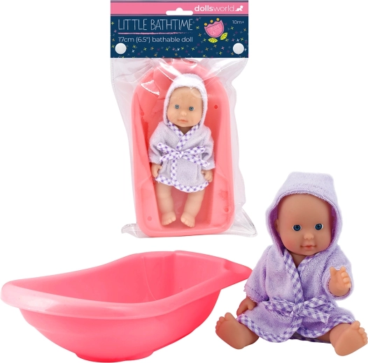 Bambola bebè da bagno Dolls World Anička o Honzík - 1 pezzo