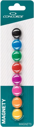 Magneti colorati CONCORDE 20 mm, 8 pz
