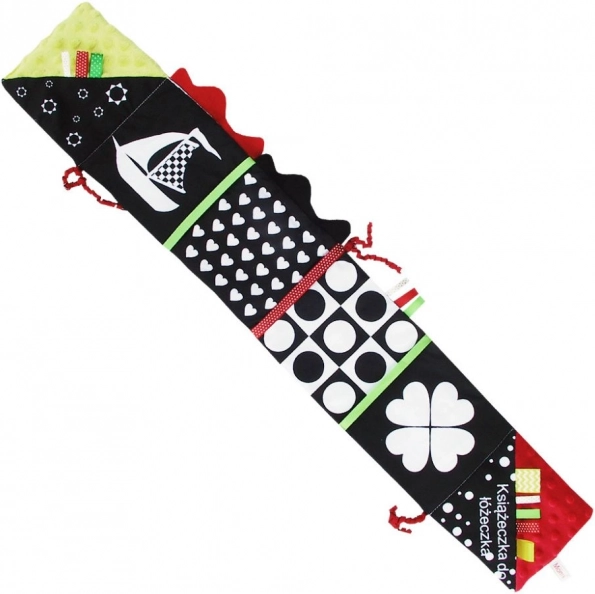 Libricino sensoriale per lettino – morbido libro paracolpi per neonati