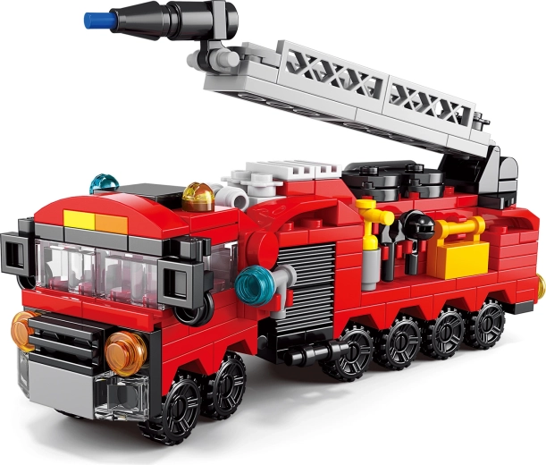 Set di costruzione Vigili del Fuoco – 12 veicoli