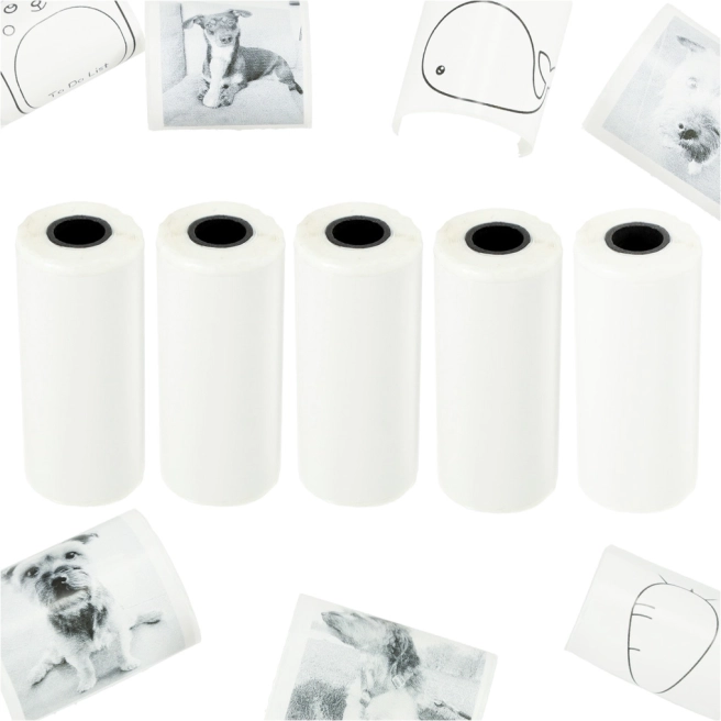 Carta termica adesiva per mini stampante rotoli di ricambio