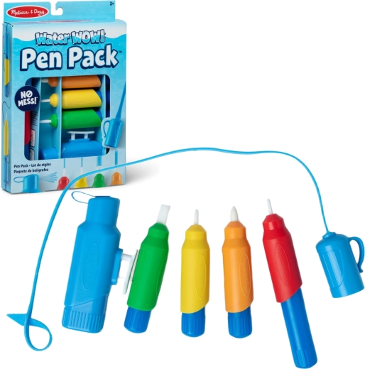 Melissa & Doug Water WOW! set di penne ad acqua e spruzzatore (4 pz)