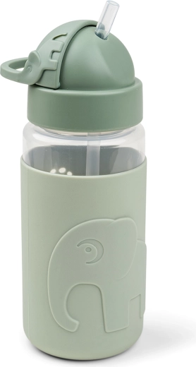 Borraccia Done by Deer con cannuccia e manici Elphee verde 350 ml