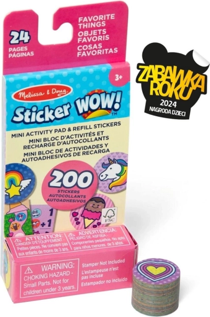 Sticker Wow – ricarica e mini libro Unicorno