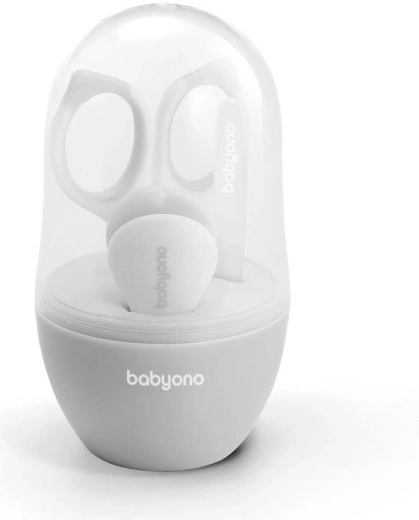 BabyOno set manicure per bambini – grigio