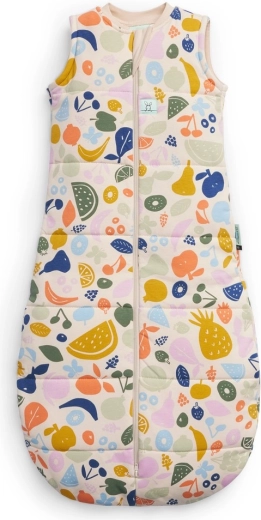ergoPouch sacco nanna in cotone biologico Jersey Fruit Salad 2,5 TOG (8–24 mesi)