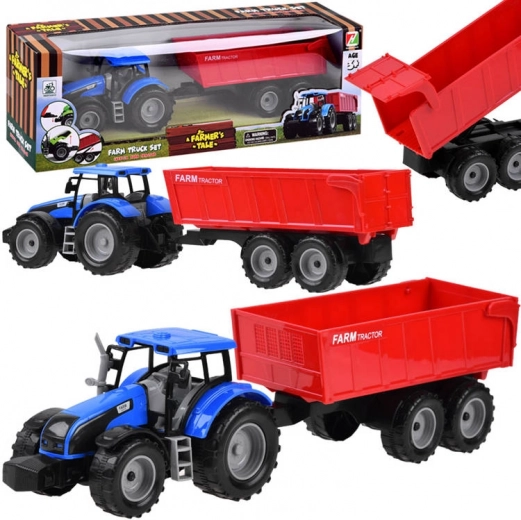 Trattore con rimorchio