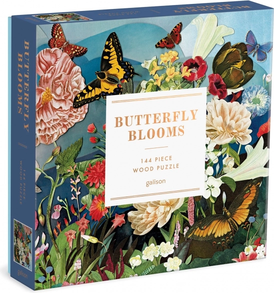 Galison puzzle in legno Giardino delle Farfalle