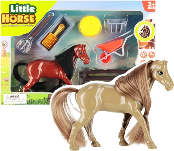 Cavallino con accessori - 1 pezzo