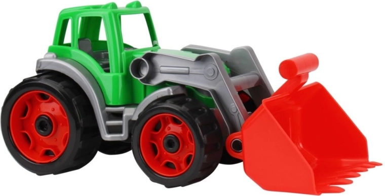 Escavatore con benna – veicolo da cantiere in plastica per bambini