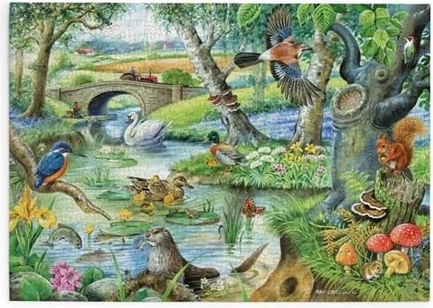 House of Puzzles Storie dal fiume, puzzle da 500 pezzi grandi