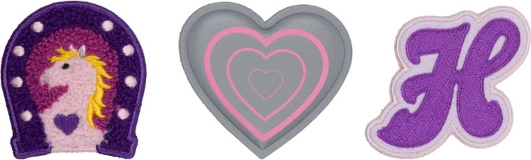 Baagl Baaglies set di spille Cavalli e cuore – 3 pz