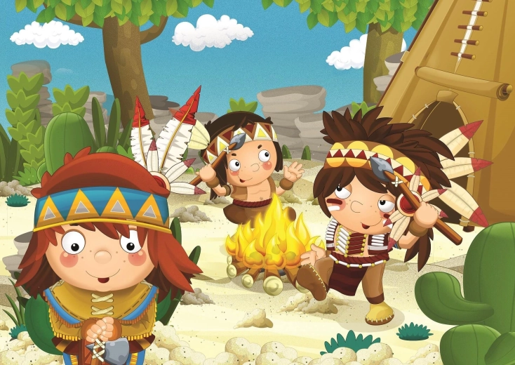 Puzzle Indiani 50 pezzi