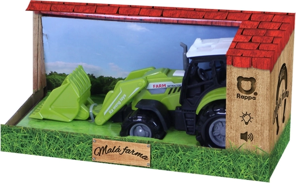 Trattore per bambini con benna con suoni e luci