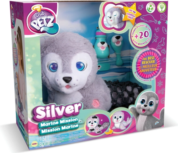 Foca interattiva di peluche Silver