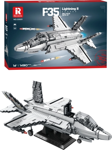 Kit di costruzione del caccia F-35 Lightning II (1490 pezzi)
