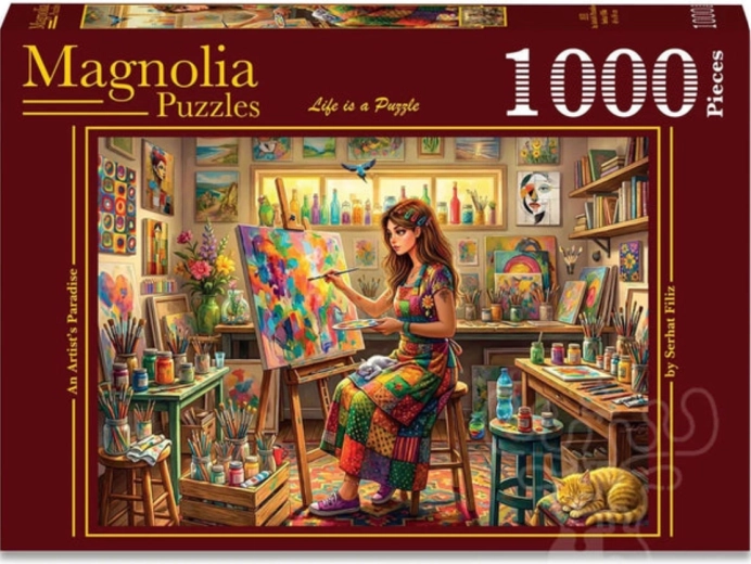 Puzzle Magnolia „Il paradiso degli artisti” 1000 pezzi