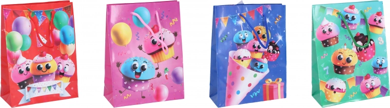 Borsa regalo per bambini S 18 × 23 × 9 cm