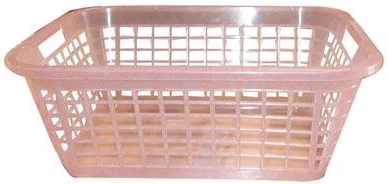 Cesta per pannolini e biancheria in plastica 48 × 38 × 19 cm, mix di colori