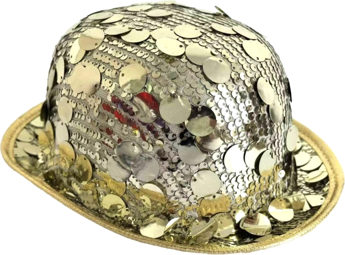 Bombetta con paillettes