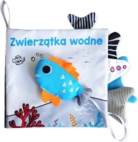 Libretto sensoriale in tessuto – piccoli animali acquatici