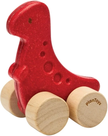 Macchinina in legno dinosauro PlanToys Dino Rex - 1 pezzo