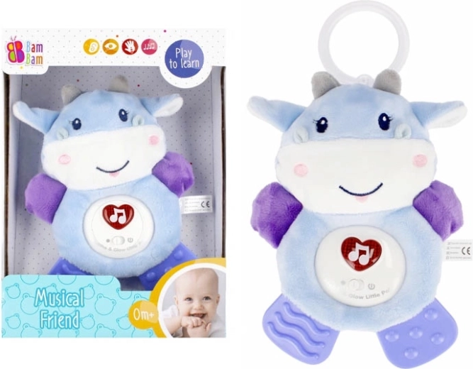 Mucca musicale massaggiagengive 4 in 1
