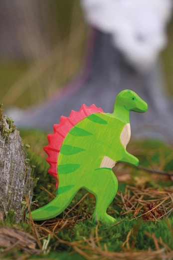 Spinosaurus figurina in legno Holztiger - 1 pezzo
