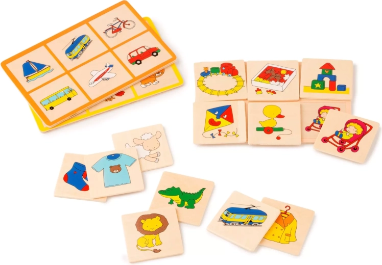 Toys for life gioco del bingo per il vocabolario