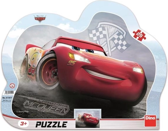 Dino Puzzle Cars 3: Saetta McQueen - 25 pezzi