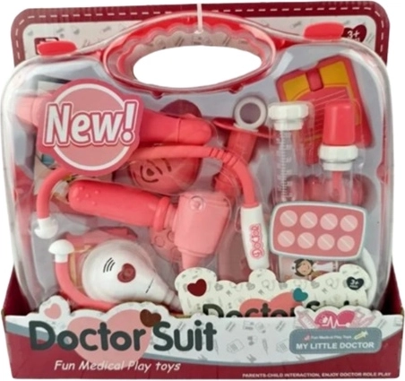 Set medico per bambini a batterie in valigetta