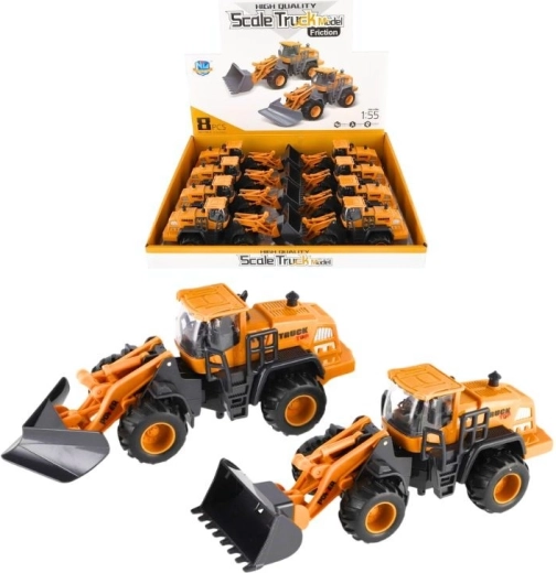 Camion da costruzione in plastica con motore a inerzia 1:55 – 2 varianti