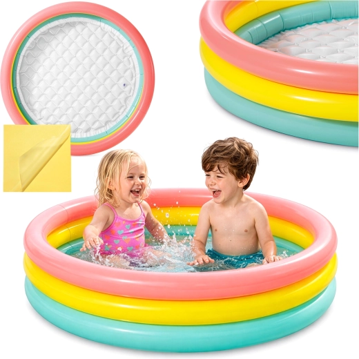 Piscinetta gonfiabile per bambini INTEX con fondo morbido