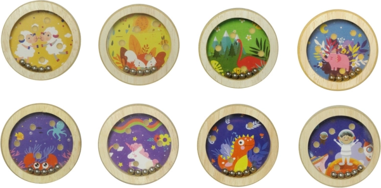 Gioco a biglie in legno