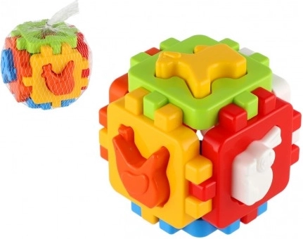 Cubo a incastri in plastica 10 × 10 cm in rete