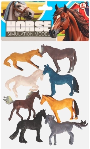 Set di figurine di cavalli - 8 pezzi