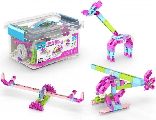 set di costruzione Engino Maker Girl 20in1 – set creativo 20 in 1 per bambini