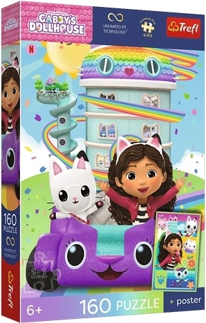 Puzzle premium per bambini La casa delle bambole di Gabby – Gabby bellissima 160 pezzi