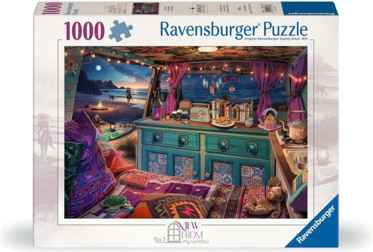 Puzzle Ravensburger View From My Window 2: camper 1000 pezzi