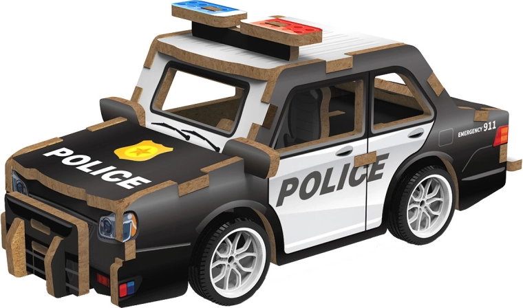 2Kids Toys puzzle 3D in legno auto della polizia